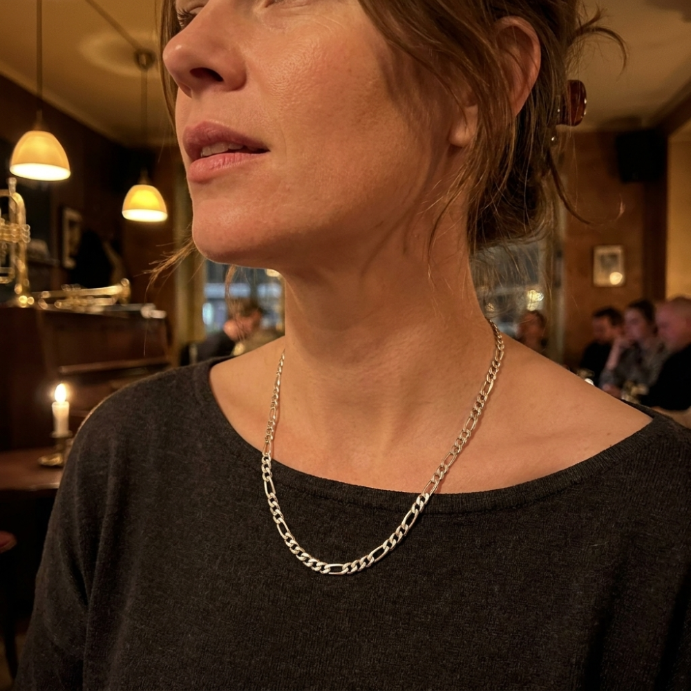 Alberte Sølv Halskæde