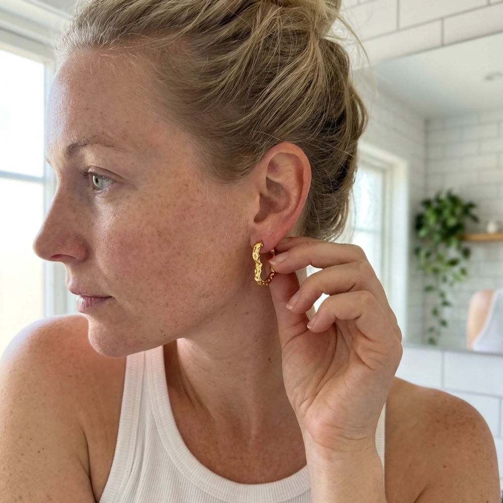 Caroline Øreringe Guld