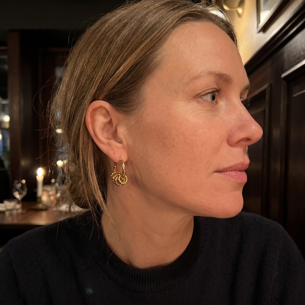 Ellie Guld Øreringe