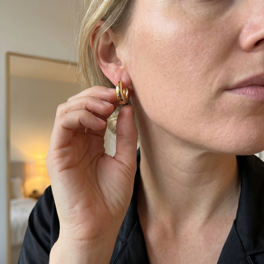 Liva Guld Øreringe