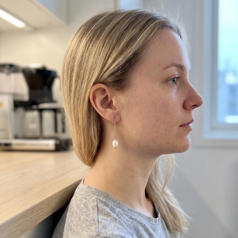 Olivia Øreringe Sølv