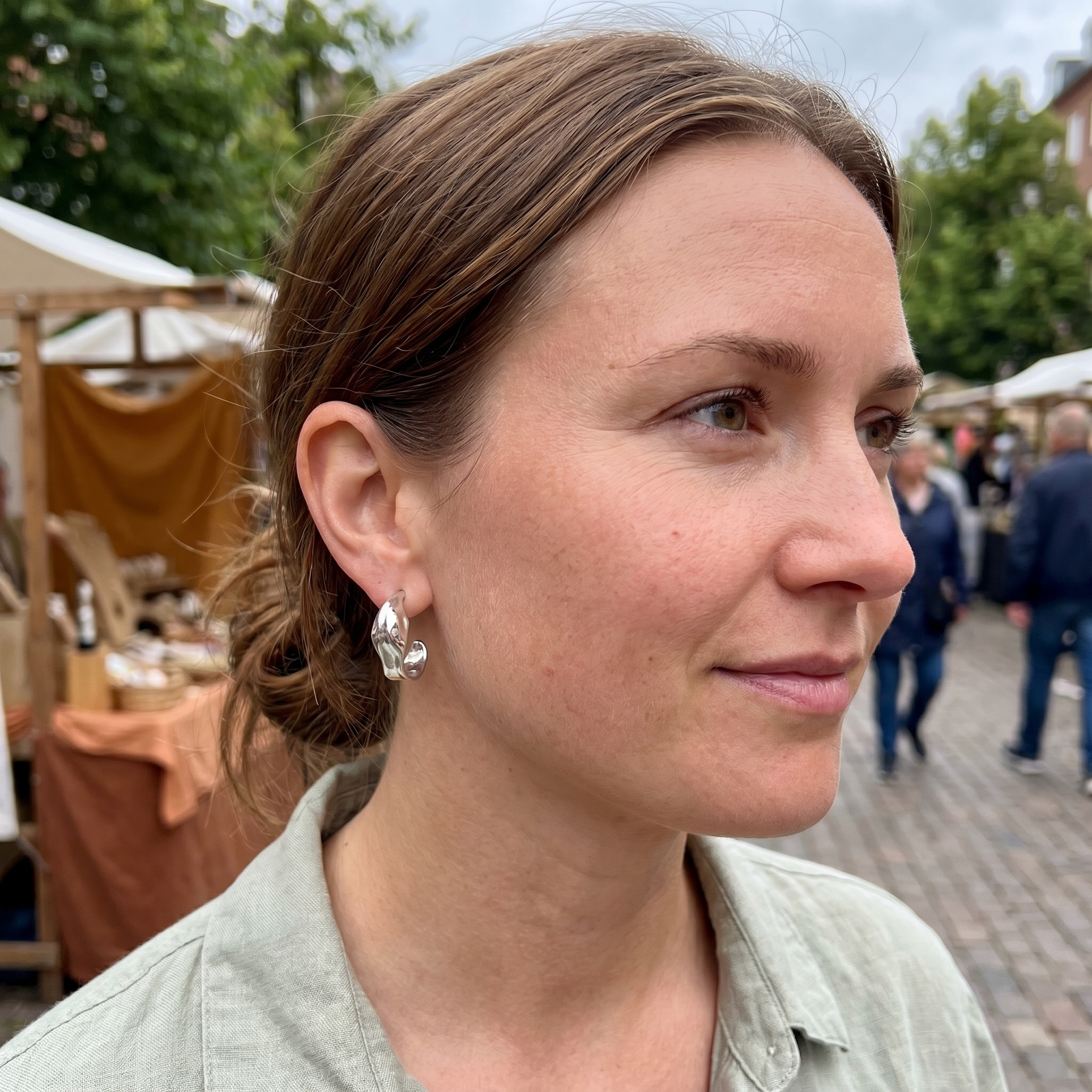 Tilda Sølv Øreringe