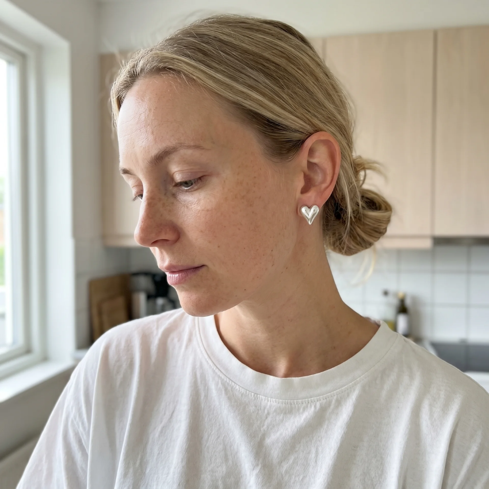 Wilma Sølv Øreringe