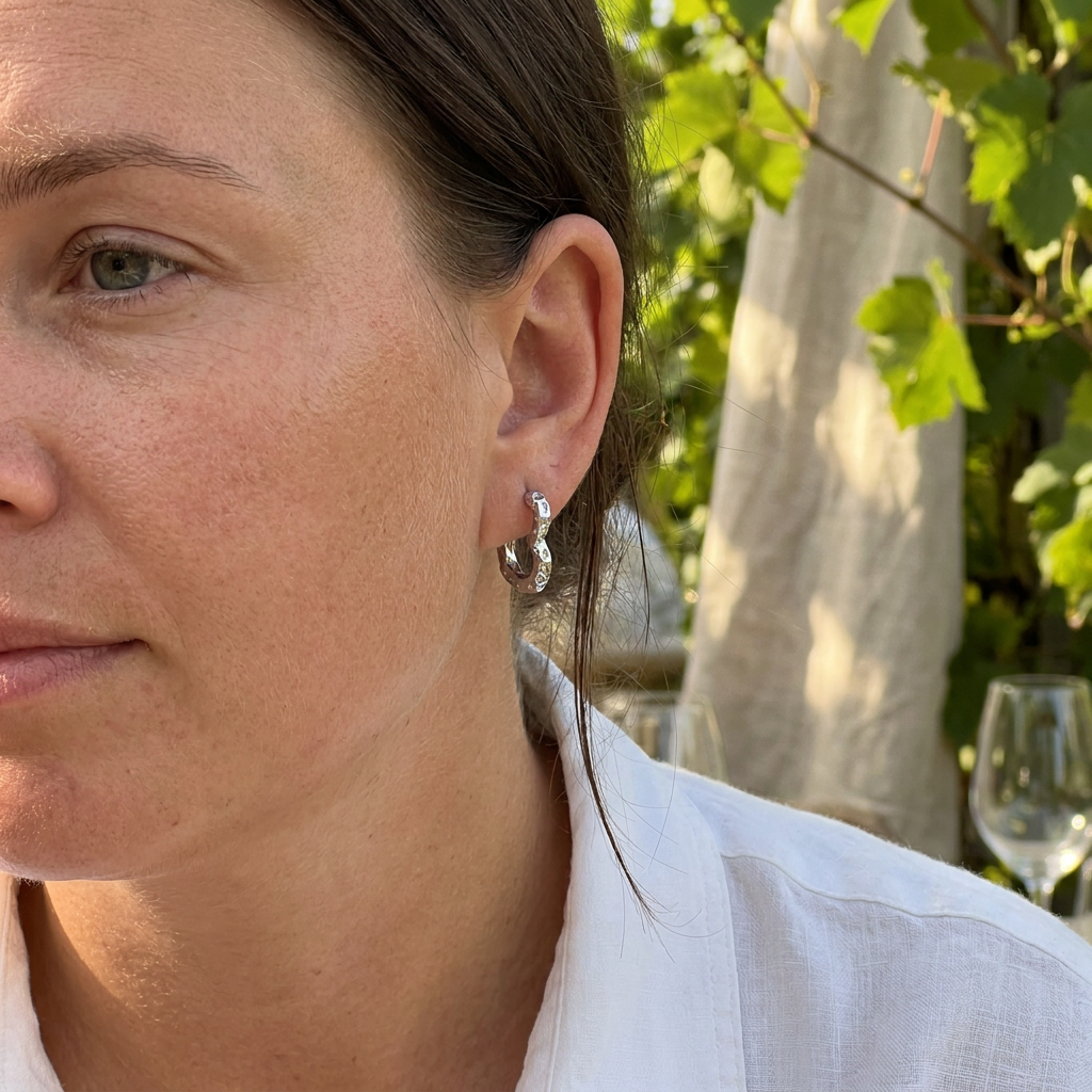 Caroline Øreringe Sølv